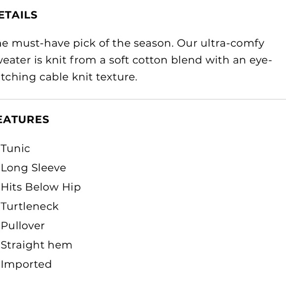 Talbots Cable Knit Turtleneck Sweater- size L - NWT - Picture 14 of 15